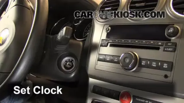 2012 Chevrolet Captiva Sport LTZ 3.0L V6 FlexFuel Horloge Régler l'horloge